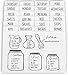 4" x 6" Recipe Cards Dividers with Tabs (Set of 24) | Recipe Holder Box Organizer | Durable Index Card Separators with Printed Cooking Tips and 28 Adhesive Labels | Best Kitchen Gift (White)