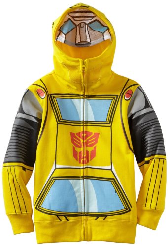 Figuras De Acción, Watch Transformers Bumblebee - Sudaderas con Capucha para niños, Amarillo, 4 Años
