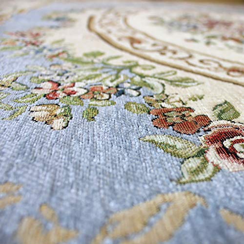 Tapis rond salon chinois jacquard pour une ambiance zen