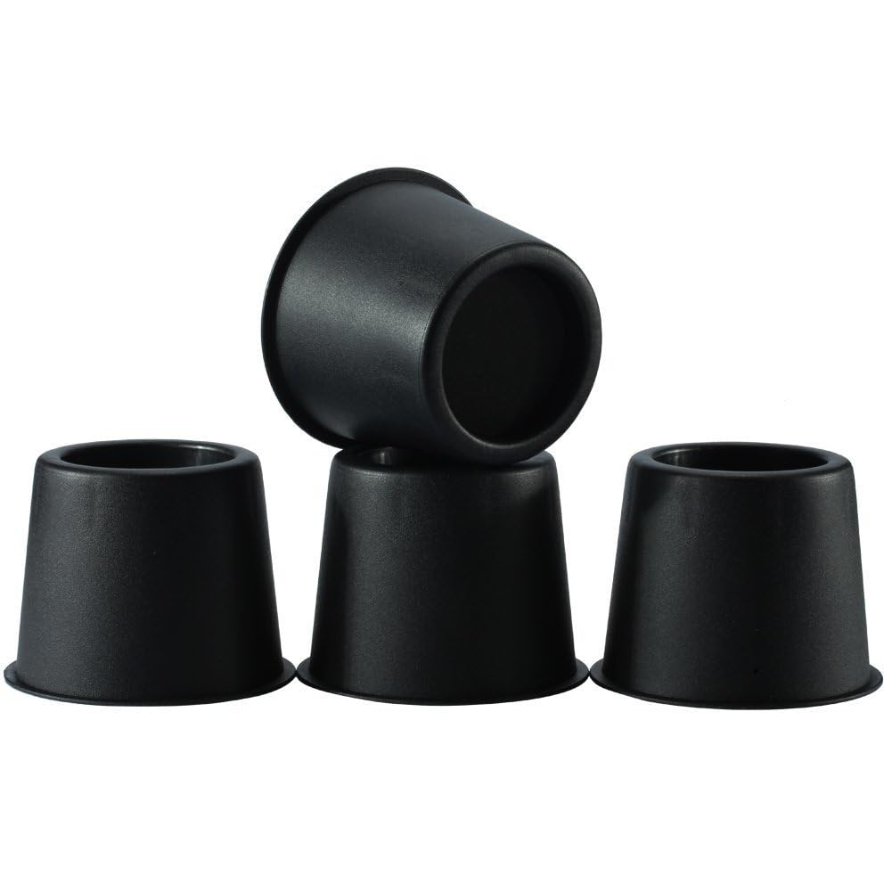 Wealsun 4in Bed Risers Pack of 4 (circle)