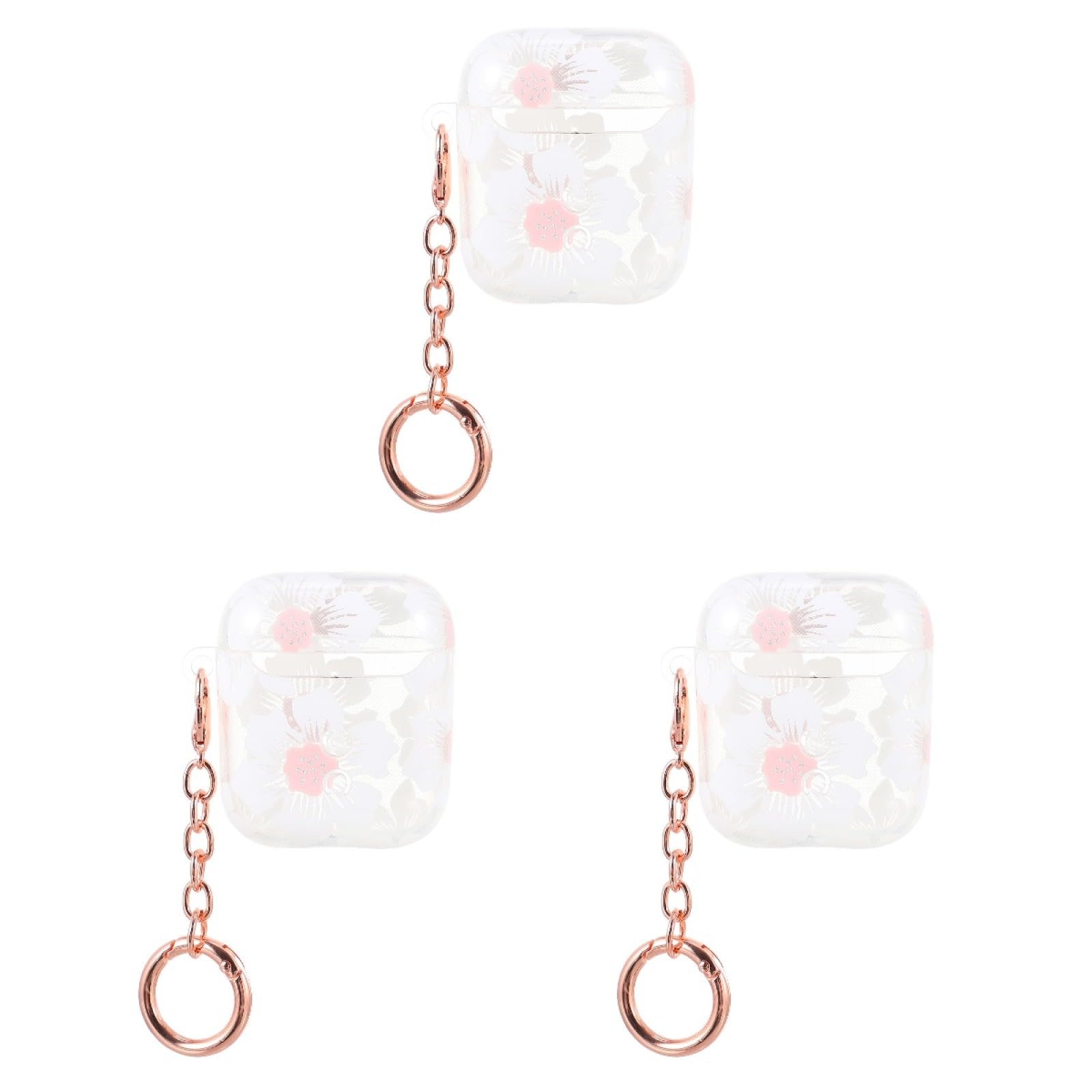 Angoily Estuche para 3 Auriculares con Carcasa Y 1 Funda Protectora. Elegante Estuche para Guardar Auriculares De Forma Segura.