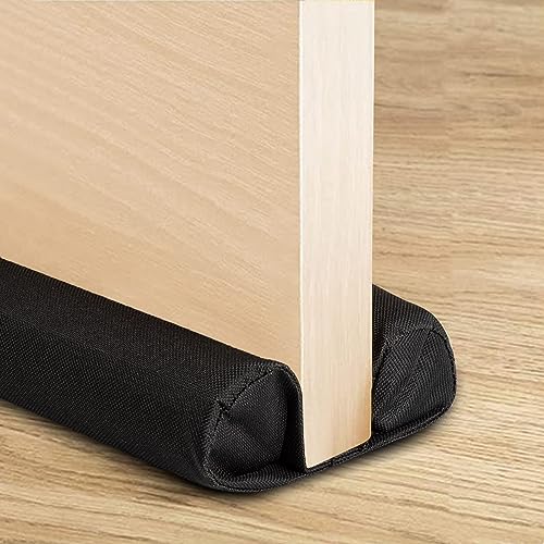 DNC Draft Door Stopper 36 Inches, Thicken and Bold Draft Guard for Interior Door, Easy to Install, Sound Proof Reduce Noise Keeping Warm in and Cold Out