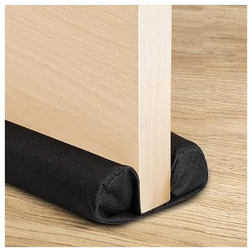 Large Door Draft Stopper for Bottom of Doors 36", Under Door Noise Light Blocker Sliding Door Draft Guard, Interior Front Door Sweeps Blocker Adjustable, Fits Door Seal Up to 2 Inch