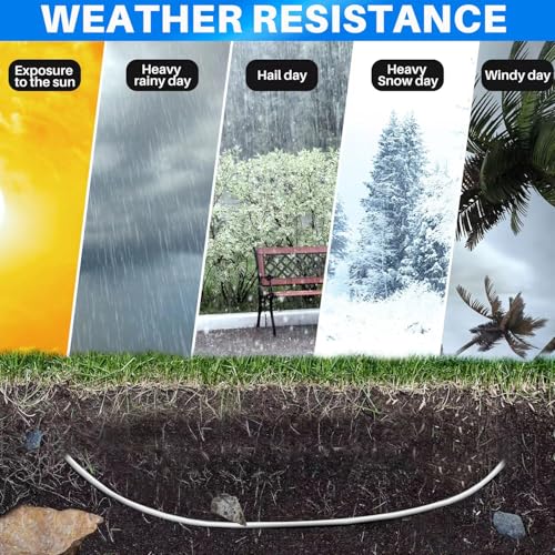 Image of Adoreen Cat 6 Outdoor Ethernet Cable 75 Ft White, High Speed Heavy Duty Long Internet Network Cable for POE Camera Cat 5 5e RJ45 LAN Patch Cable Cord, Sturdy Waterproof Direct Burial+25 Ties