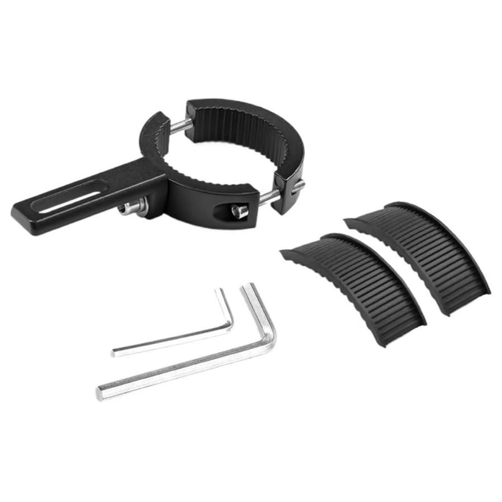 Syrenlzqadf 1Pc 38-60Mm L 1/2Pc Universal Motorcycle Headlight Mount Brackets Fork Clamp Holder Maintenance Accessory Headlight Mounting Bracket(1Pc 38-60Mm L)