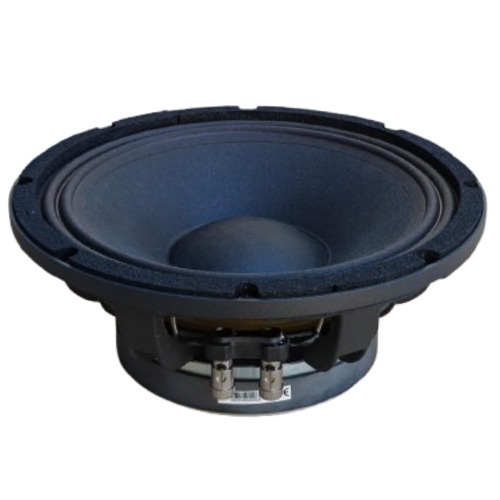 KIT Set pour LA Voce Italiana WAF102.50, 1 woofer de 25 cm 250 mm 10", 250 Watts RMS, 500 Watts Max, 8 ohms, idéal pour la Maison, Les fêtes et Les discothèques, 1 Piece
