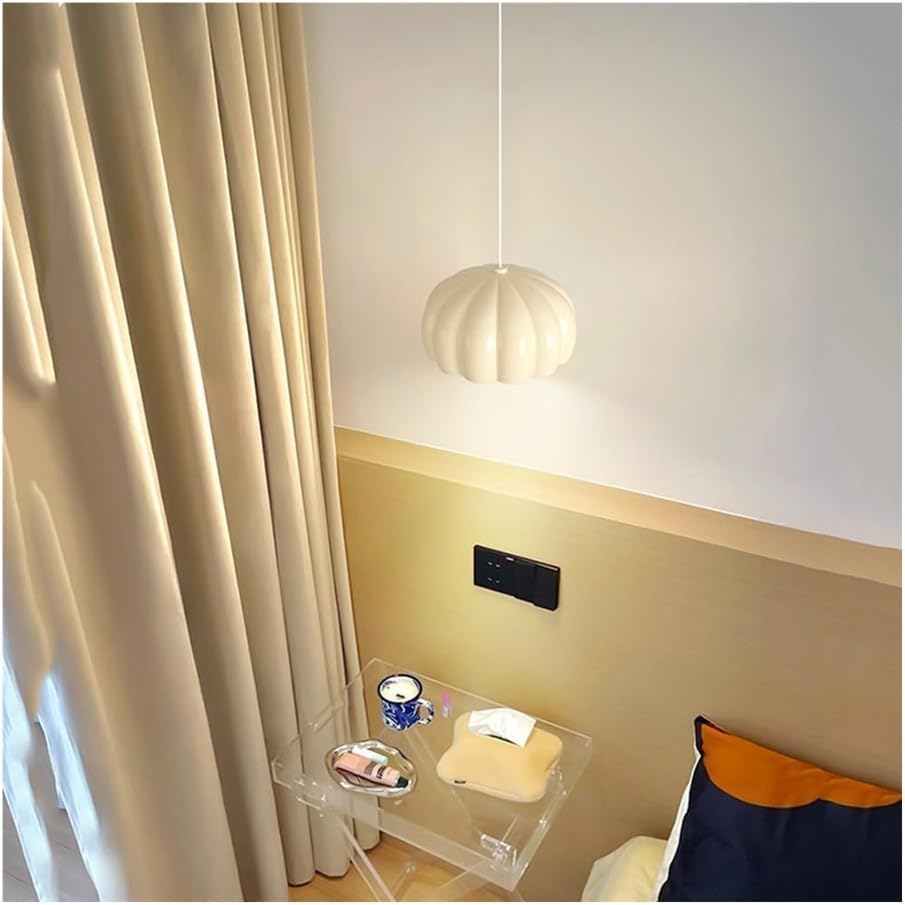 Éclairage du pendentif LED moderne rose et orange pour chambre
