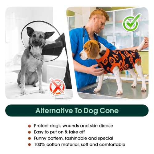 Image of Kuoser Recovery Suit for Dogs After Surgery, Female Dog Onesie for Surgery