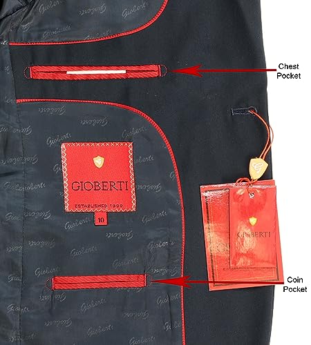 Gioberti BLZ:NV-18 Big Boys Formal Navy Blazer Jacket thumb #3