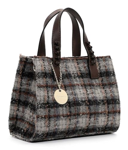 Tamaris sac à main Gwenda gris, shopper compact et polyvalent à double porté