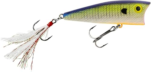 Miniatura 10 de Rebel Pop-R Plumado Topwater Popper Señuelo de pesca