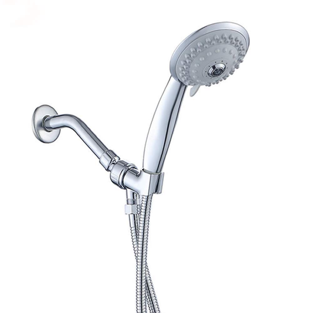 Ducha de mano para baño con soporte de manguera y chorro de alta presión