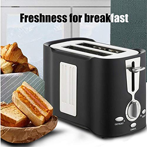 XinC Toaster 2 Scheibenweitschlitz, haben 7 einstellbare Bräunungssteuerung, abnehmbare Krübsalfach, mit 3 Funktionen… – Bild 3