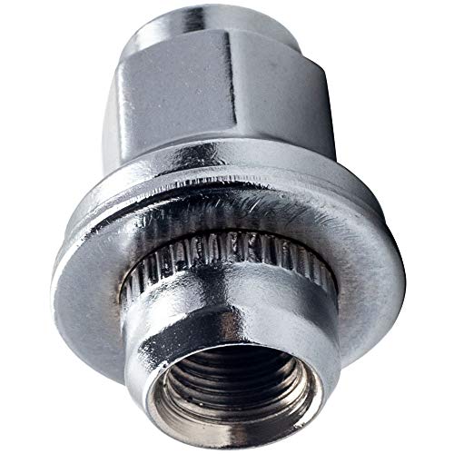 maXpeedingrods Satz mit 20 Alu-Radmuttern, M12 x 1,5 Radmuttern mit Sicherungsring für Jaguar X-TYPE/F-TYPE X152 Cabrio 3.0 S AWD 3-80-PS