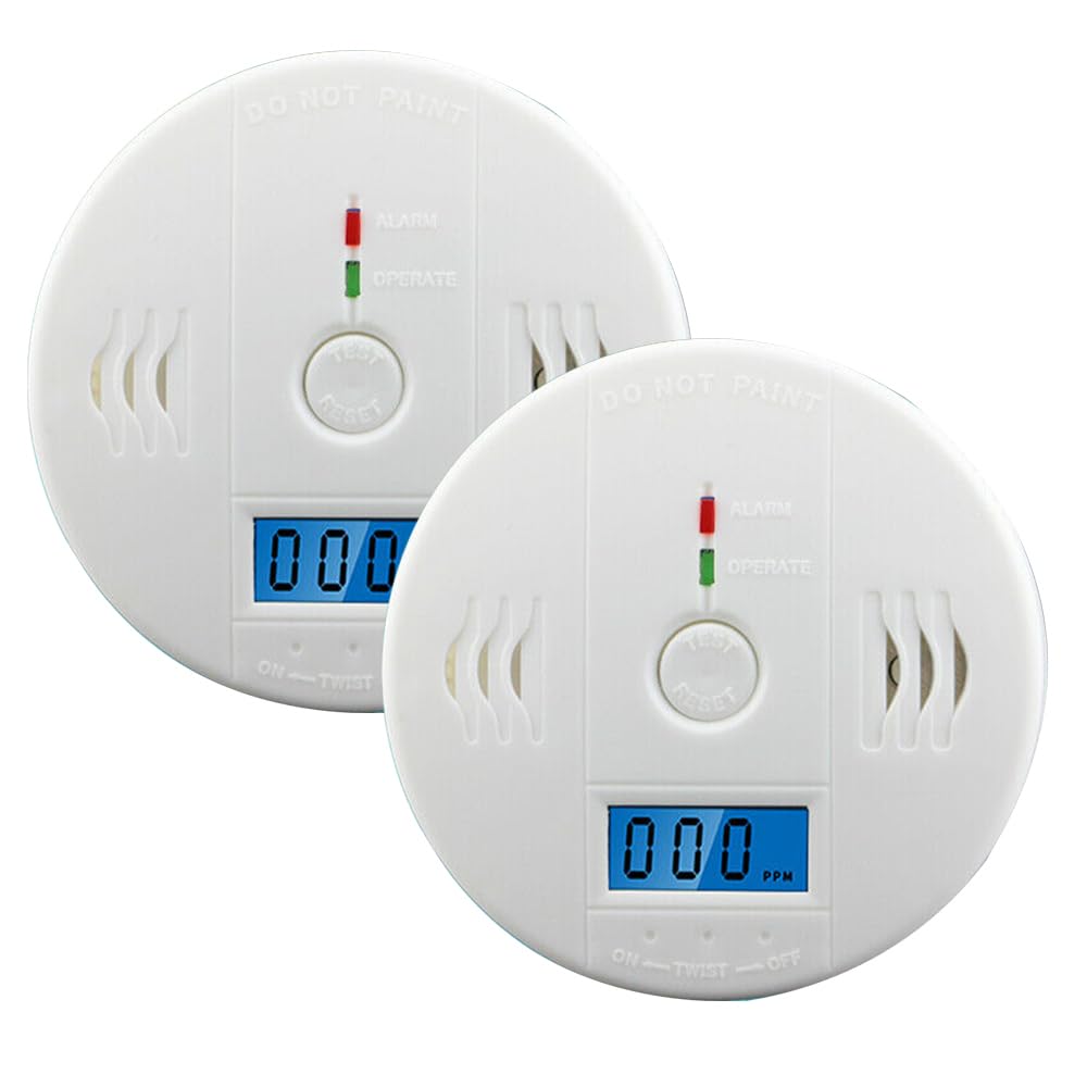 Carbon Monoxide Detector Alarm, CO Alarms for Kitchen Basements Travel