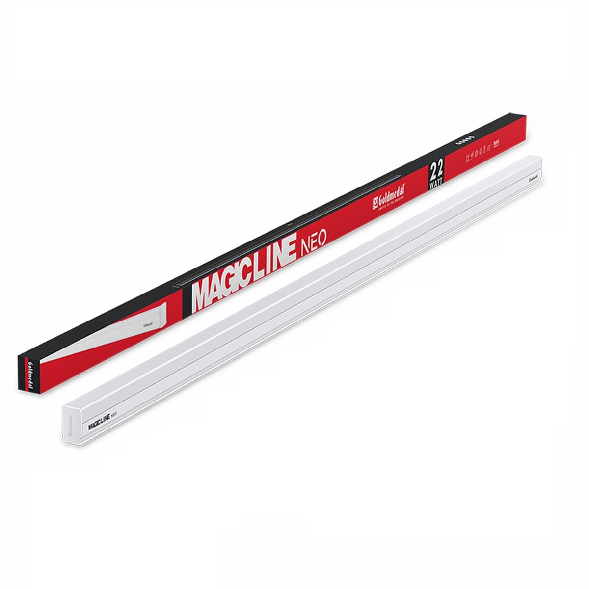 Sponsored Ad - Goldmedal Magic Line Neo 22W LED Batten | With 2000 Lumens | LED Tubelight for Home | Surge Protection up to 4kV | High Voltage Protection up to 300VAC | Cool Daylight (6500K)