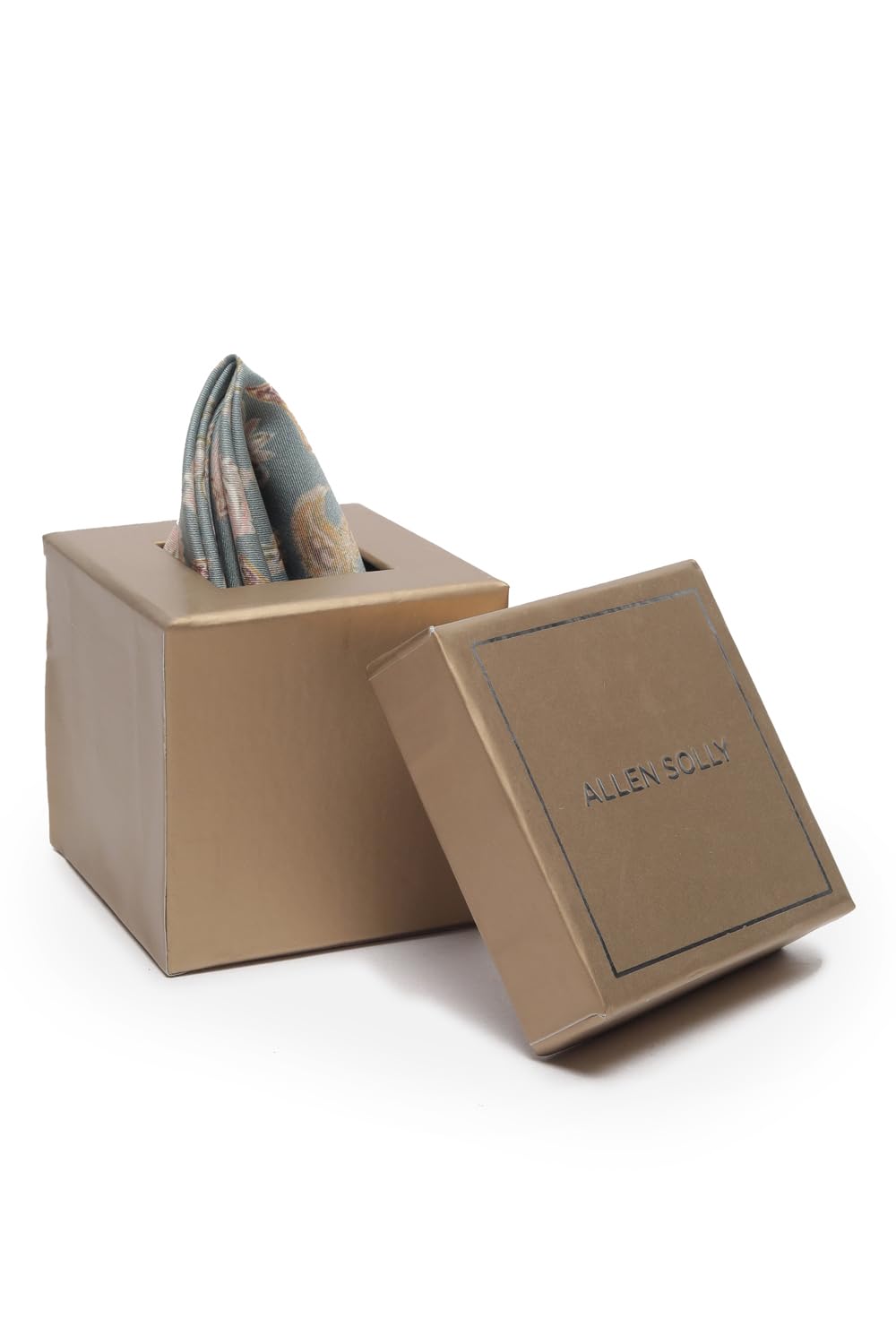 Men Teal Party Pocket Square-image-6