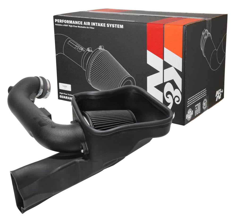 K&N Cold Air Intake System: High-Flow Air-Filter, Increase Performance & Horsepower: Compatible with 2018-2023 FORD Mustang GT, 30-2605