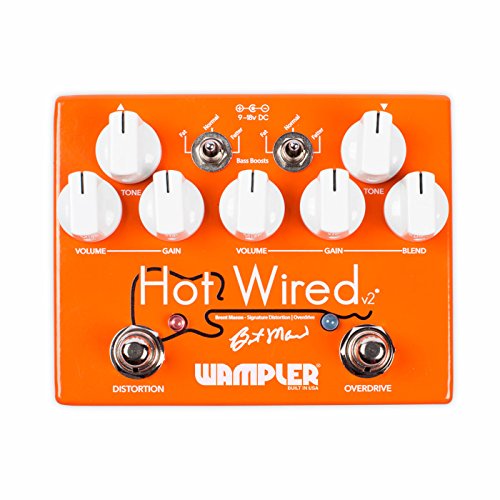 Wampler Hot Wired V2 Brent Mason Signature Distortion & Overdrive Guitar Effects Pedal