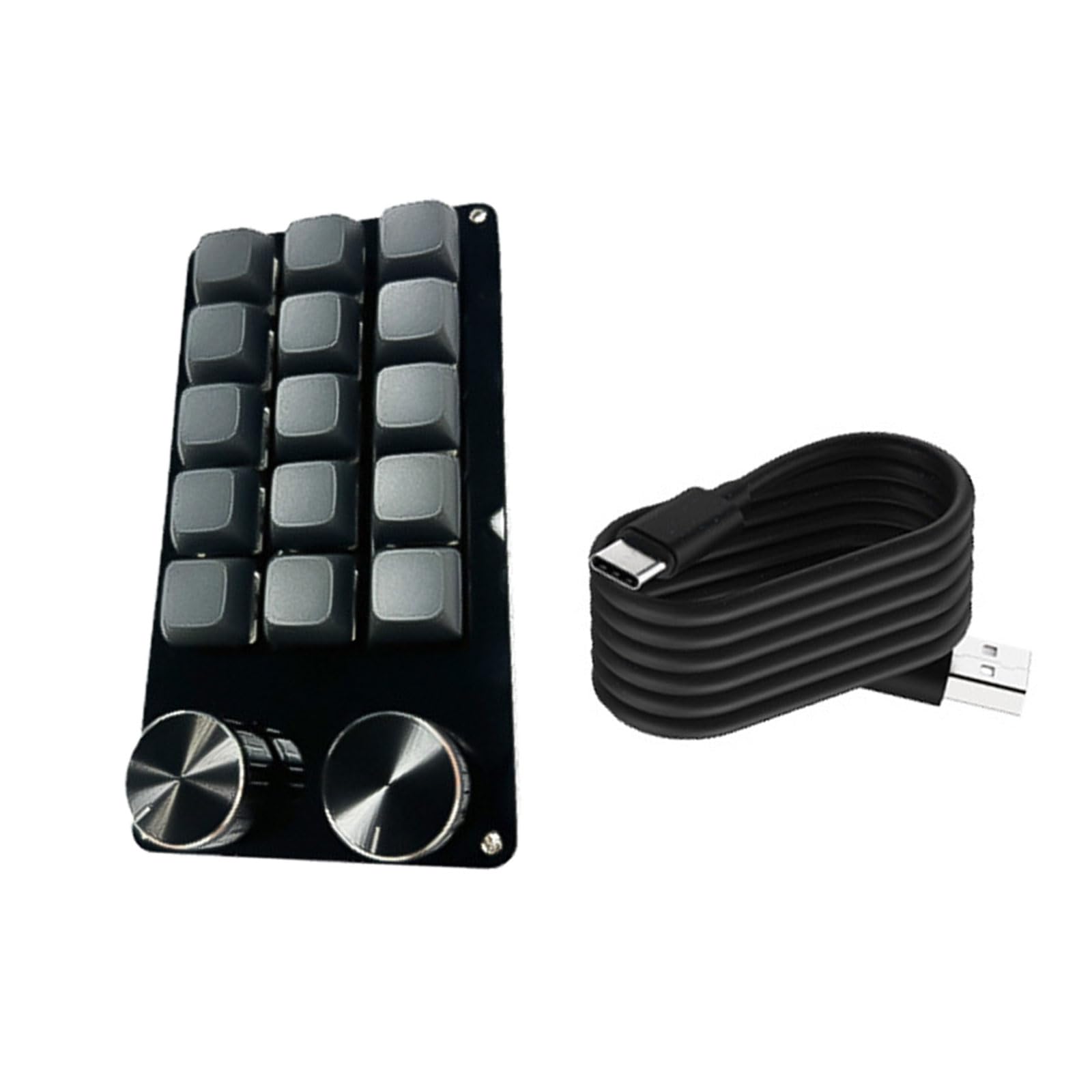 Tastiere macro con doppi pulsanti regolabili, tastiera meccanica da gioco per comandi complessi nelle stazioni di lavoro di gioco, pad di controllo multimediale