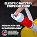 TERA PUMP Automatic Battery Powered Liquid Transfer Pump for Water & Fuel - Portable & Compact Hand Fuel Pump, Quick Transfer at 1.8 GPM, Fits All Size Jugs