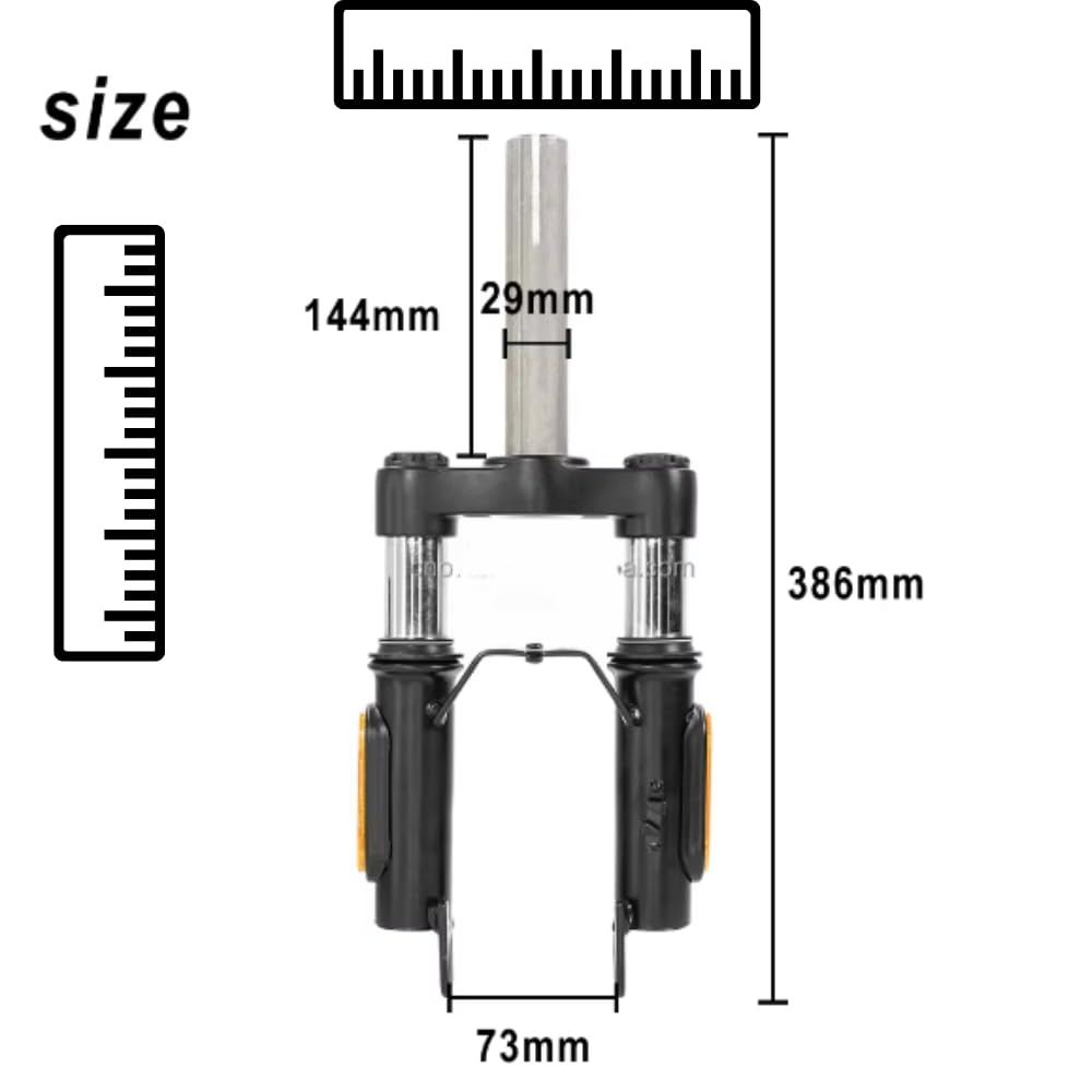 Horquilla delantera con suspensión eléctrica escalonada, piezas de amortiguador mejoradas para Segway Xiaomi AovoPro M365/Pro/1S/Mi3