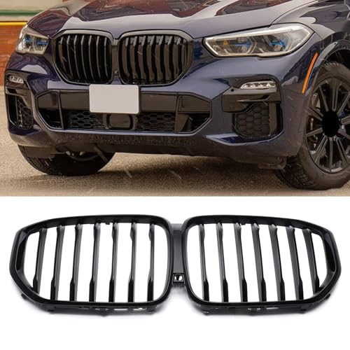 MotorFansClub Grille Grill Fit for BMW X5 G05 xDrive40i xDrive50i xDrive45e M50i 2019 2020 2021 2022 2023 Grill Front Hood Insert Replacement Glossy Black