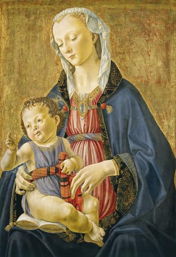 Impressions sur toile Domenico Ghirlandaio d'art classique au format 60x90cm