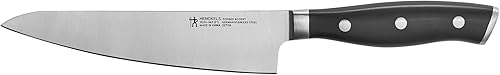 HENCKELS Cuchillo de chef compacto de 5.5 pulgadas, diseño alemán informado por más de 100 años de maestría, color negro
