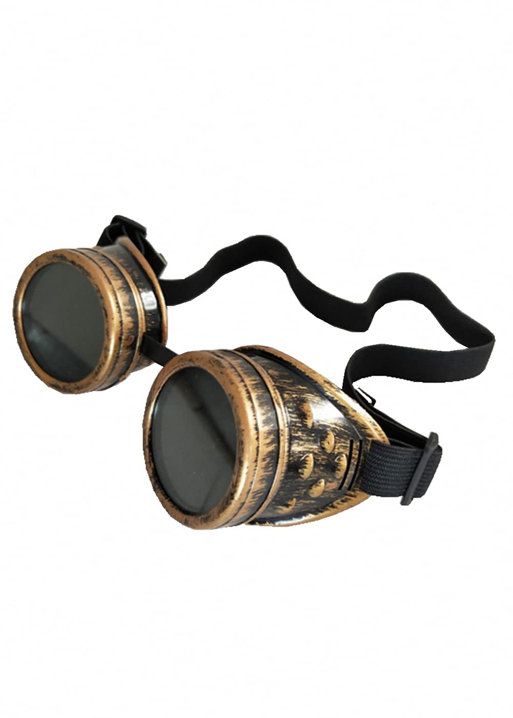 Ulalaza Vintage Steampunk Goggles Glasses Victorian Retro Cyberpunk Gothic Cosplay — image 1