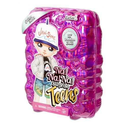 Na Na Na Surprise Teens Fashion Doll – Quinn Nash, 11 Boy Doll, Shark Inspired