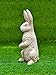 Standing Massive Rabbit Statue Concrete Bunny Figurine Outdoor Backyard Patio or Garden Decoration