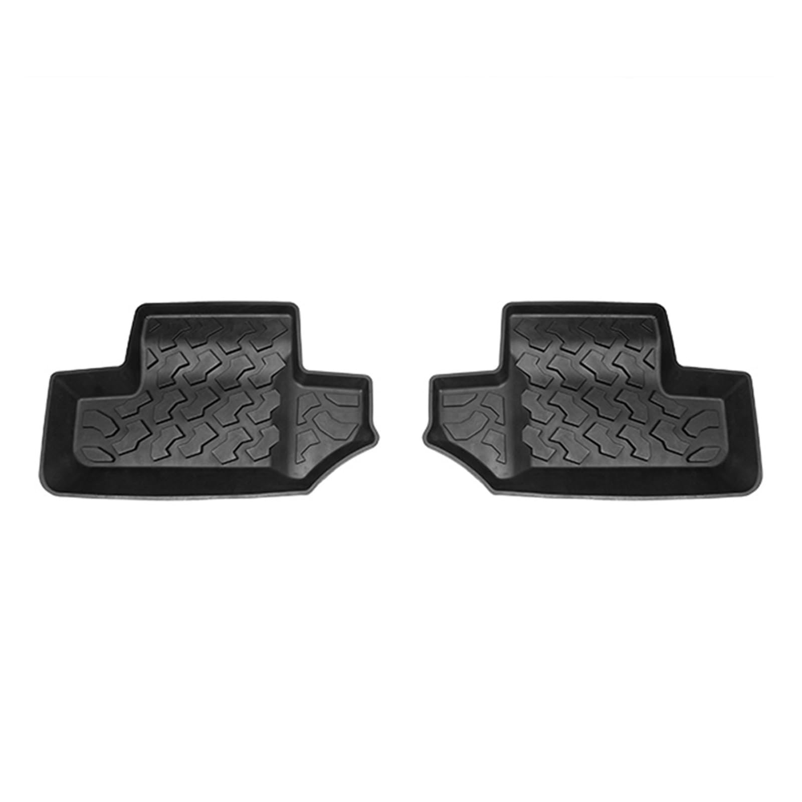 Tapis en caoutchouc antidérapant Jeep Wrangler JK étanche arrière - 8
