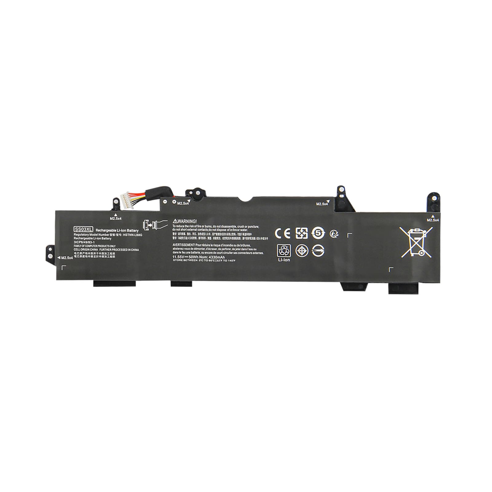 SS03XL 933321-855 Batterie pour HP EliteBook 830 G5 840 G5 735 G6 840 G6 830 G6 745 G6 846 G5 755 G5 745 G5 740 G5 735 G5, ZBook 14U G5 G6 Series 11.55V 50Wh