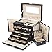 Produktbild Cadmus, Schmuckschatulle, 5 Ebenen mit 5 Schubladen und 1 kleine Schatulle zum Reisen, Black Box,