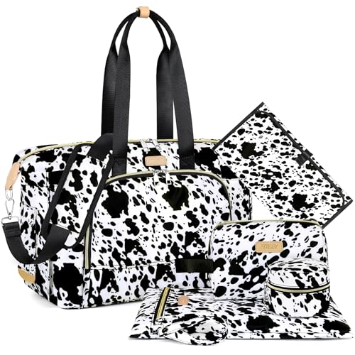 Image of ITIEZY Diaper Bag Tote for Baby - Large Mommy Bag with Portable Changing Pad Pacifier Case, Hospital Bags Travel Baby Bag