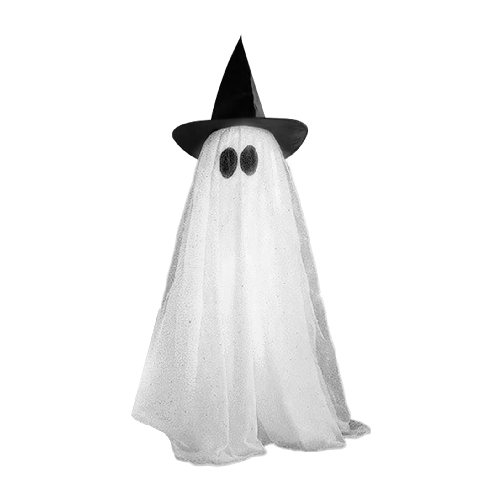 Dekoracje Duch Na Zewnątrz Halloweenowe Dekoracje z Duchami ze Światłami | Strojne Ozdoby Świąteczne do Wnętrz i Na Zewnątrz Dom Ogród Balkon Pokój