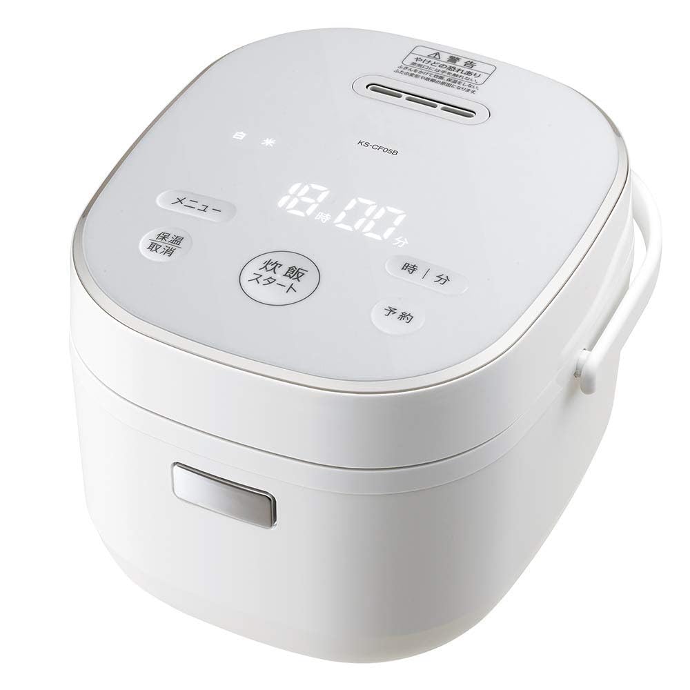 シャープ 炊飯器 KS-CF05B-W 3合 一人暮らし マイコン パン調理機能 Amazon | 炊飯器 KS-CF05B-W 3合 一人暮らし マイコン パン調理機能