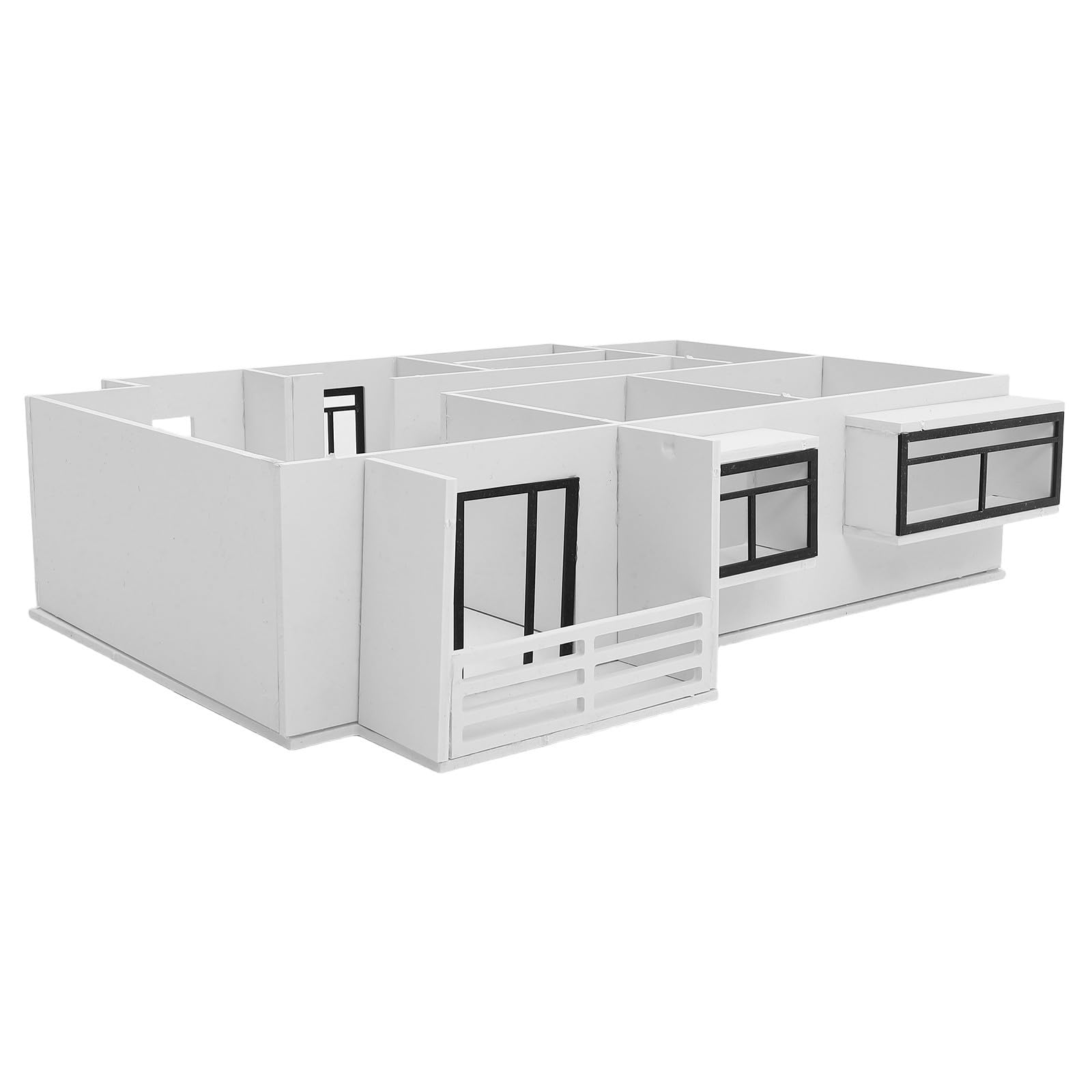 CORHAD 1 Satz Architektur Selbstgemacht Satz 1:25 Maßstab Miniatur Haus Selber Bauen mit Pvc Expandiertem Bogen und Acryl für Architekten und Kreative Modellbausätze
