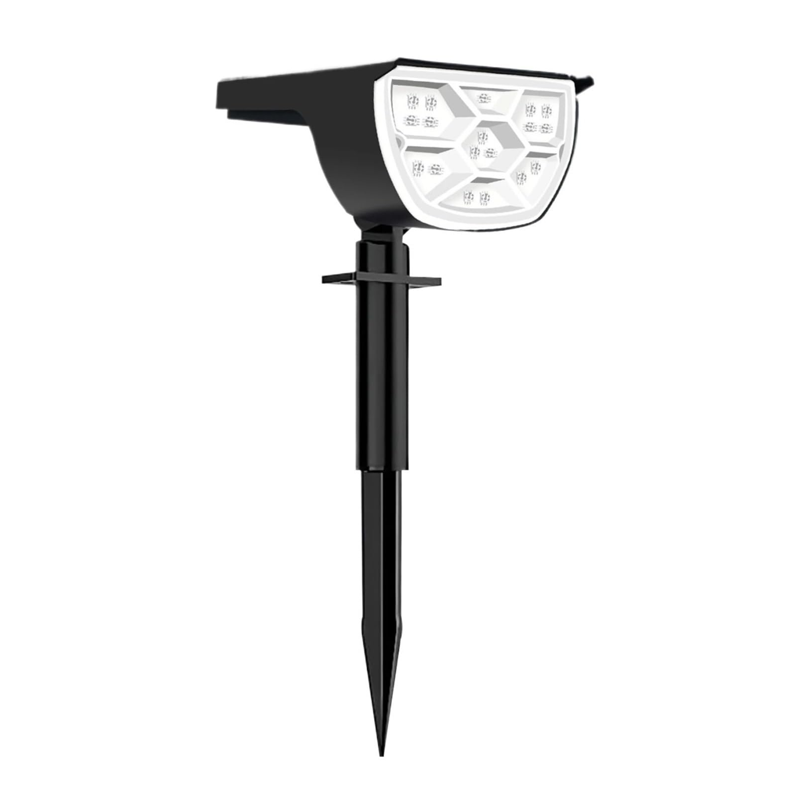 Faretto Paesaggistico Da Esterno 4PC 68 LED IP65 Impermeabile 3 Modalità Di Illuminazione Ad Energia Solare For Garage Cortile Porta D'ingresso Luminoso Ed Elegante(RGB)