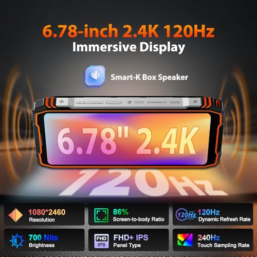 Blackview Xplore 1 Pro Wärmebildkamera Outdoor Handy ohne Vertrag Android 15, 36GB+256GB/2TB 20000mAh Smartphone Gemini AI, 6,78"FHD+, 64MP+50MP, Outdoor Smartphone Wasserdicht IP68,NFC/OTG/FM,Schwarz – Bild 6