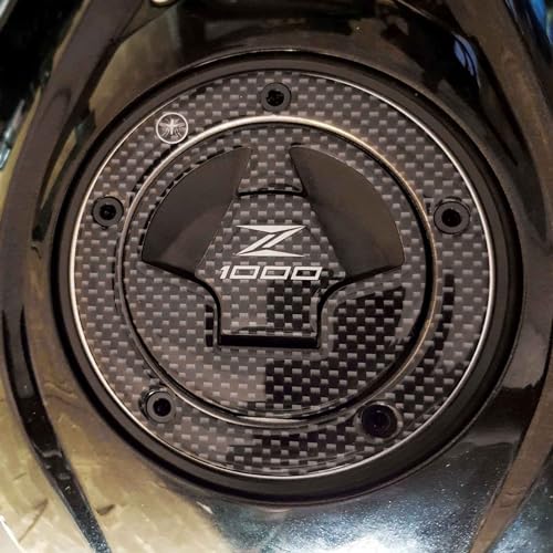 labelbike - 3D Resin Sticker Decoration and Protection of Motorcycle Fuel Cap Compatible with Kawasaki Z1000