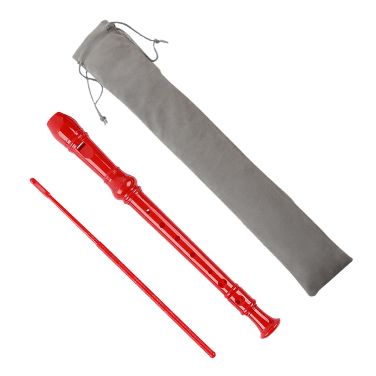 OFFSCH 1 Set Professional Clarinet for Durable Abs Material Wind Instrument with Cleaning Rod for Beginners and Music Lovers present