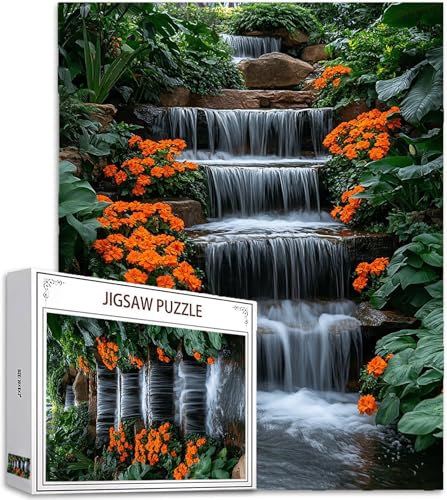 Puzzle 5000 Piezas Adultos, Naturaleza Puzzle Escena Patrón Diseño, 156x105cm Gran Formato HD Color Jigsaw Adultos, DIY Artesanía con Embalaje de Caja de Regalo, Home Room Wall Decor, Regalo, Model659