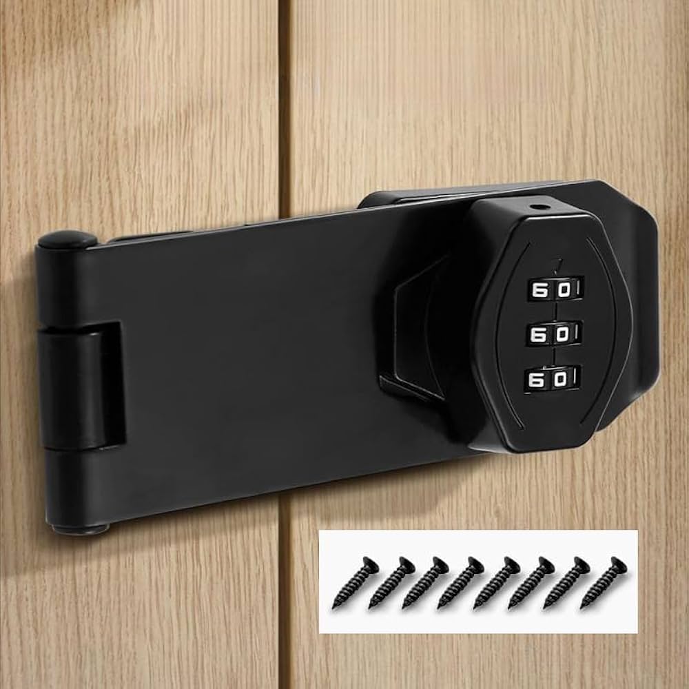 3500個　電磁波ブロックスティッカー Amazon | ドアロック強化型 亜鉛合金製 パスワードロック 3桁