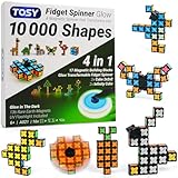 gogos or Cubo Rompecabezas Imán 2x2: puedes convertir fácilmente el Fidget Spinner edición Glow en 2 cubos rompecabezas magnéticos separados (2x2 cada uno), lo que es perfecto para principiantes o niños pequeños que están aprendiendo los conceptos básicos de la solución del famoso rompecabezas. Nuestro cubo TOSY se puede girar y reorganizar fácilmente de cualquier manera, lo que te da la oportunidad de explorar el cubo de adentro hacia afuera y analizar tu estrategia