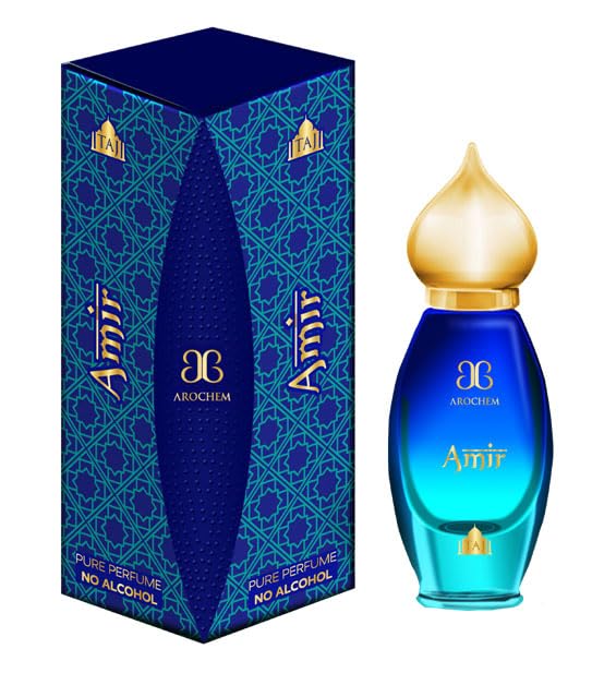 Essential Oil Roll-On Natural Sweet Oud Perfumes Long Lasting Fragrance For Men's & Women's 6ml (6ml, Amir)