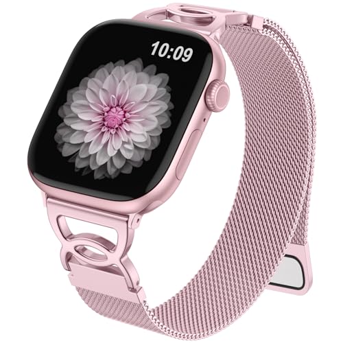 Adorve �X�������^���o���h Apple Watch 40mm 41mm 38mm 42mm 44mm 45mm 46mm 49mm �����p �X�e�����X�X�`�[�� �~���l�[�[���b�V�����[�v ���C���X�g�o���h iWatch SE3 Series 11 10