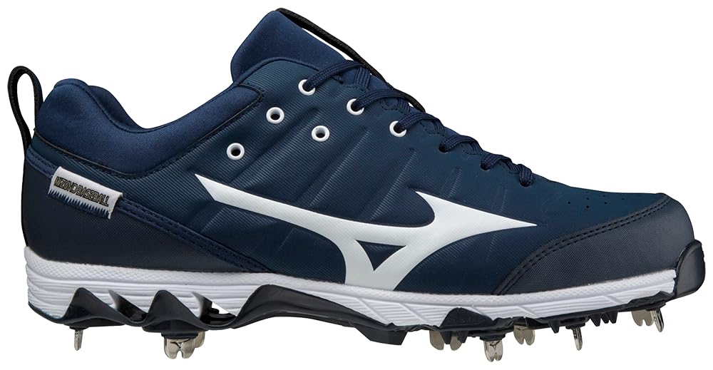 Mizuno 9-Spike Ambition 2 9-Spike - Tacchetta da Baseball in Metallo da Uomo 9 1/2 (0950) Uomo