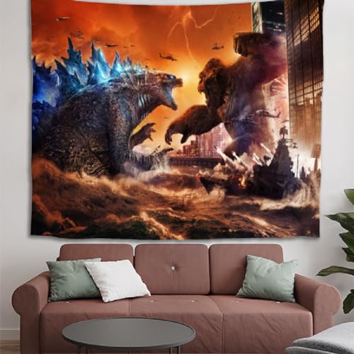 Generic Tapestry Monsters Poster Theme Birthday Supplies Tapestry For Boys Gifts Wall Decor Fabric Hangings. thumb #1